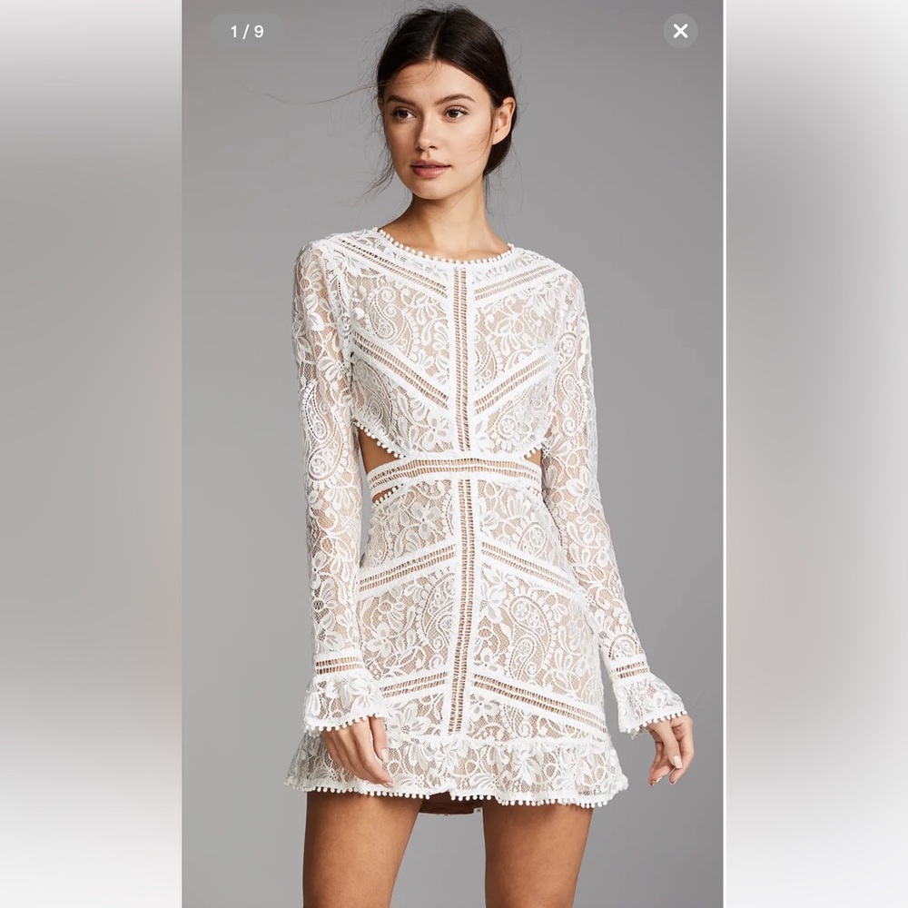 For Love and Lemons Emerie Cutout Dress